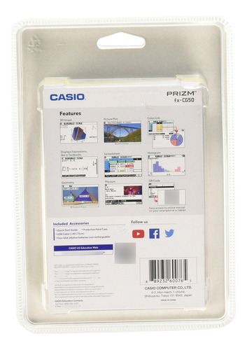 Calculadora Graficadora Casio Fx-cg50-l-ih