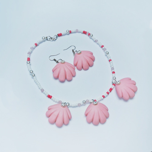 Conjunto Barbie Collar Y Aretes De La Pelicula