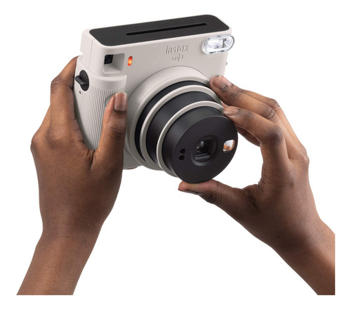 Fujifilm Instax Square Sq1 Cámara Instantánea, Blanco Gis, Ins Sq 1 Blanco