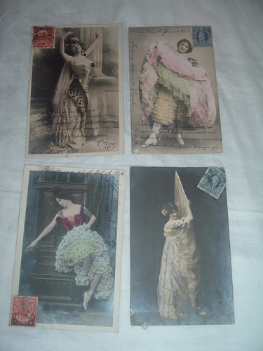 Postales De Saludos Años 1904-1905  (coleccionistas)