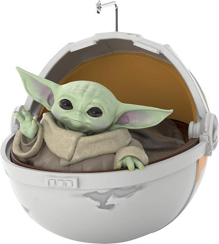 Figura De Maceta Colgante Baby Yoda Cradle Hecha A Mano [u]