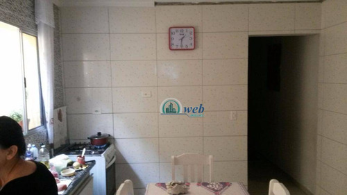 Imagem 2 de 5 de Casa Com 3 Dormitórios À Venda, 123 M² Por R$ 420.000,00 - Vila Linda - Santo André/sp - Ca0206