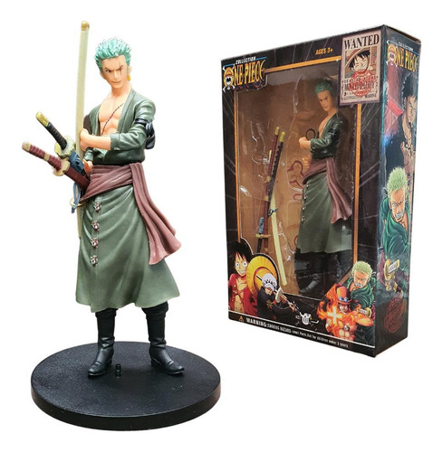 Boneco One Piece - Roronoa Zoro - Action Figure 18cm