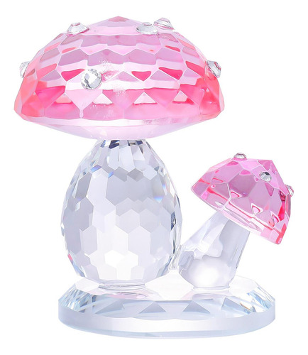 Imitation Crystal Statue Art Craft Red Collection Rosa