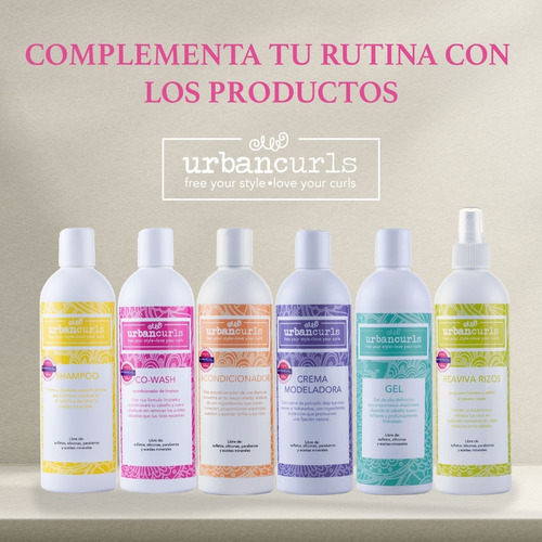 Imagen 6 de 7 de Reaviva Rizos Urban Curls Para Rizos 360 Ml