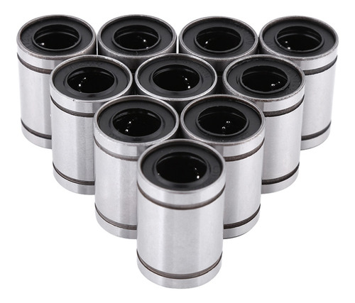 10 Bujes De Rodamiento De Bolas De Movimiento Lineal 12 Mm