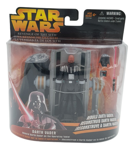 Figura Star Wars Ep 3 Rots Darth Vader Mesa Operación Dañado