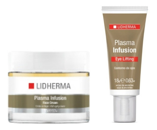 Lidherma Kit Facial Rejuvenecimiento Antiage Plasma Infusion