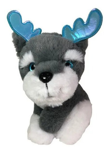 Juguete Peluche Perro Schnauzer Navideño Navidad Extra Suave