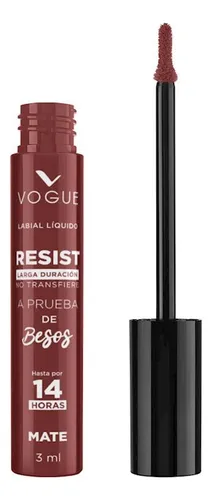 comprar Labial Liquido Vogue Resist 100% Mate De Larga Duracion Color Siente