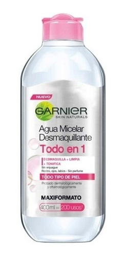 Agua Micelar  Garnier Limpieza Facial X400ml