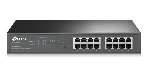 Switch 16 Portas Tp-link Gigabit Tl-sg1016pe 10/100/1000mbps
