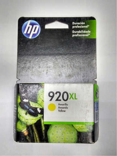 Cartucho Original Hp 920xl Yellow Cd974al