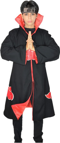 Gabardina Akatsuki Itachi Naruto Shippuden Anime Cosplay