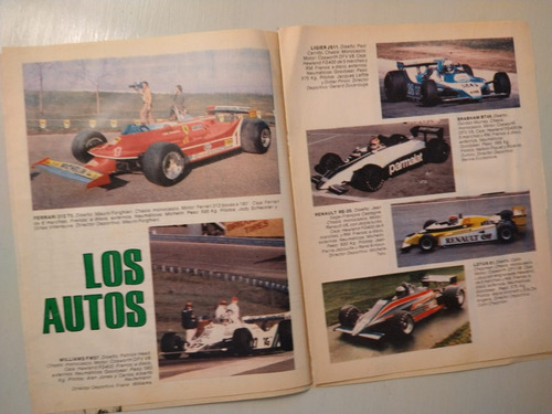 Corsa Programa Del Grand Prix De La Rep Argentina 16 Pag '80 (Usado)