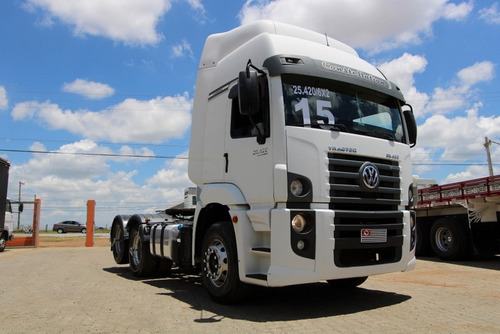 Imagem 2 de 15 de Vw 25420 6x2 Teto Alto - Vtronic Automatica - Completa