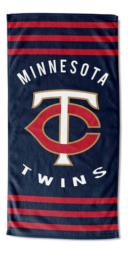 Toalla Rayas De Minnesota Twins De The Company, 30  X 6...