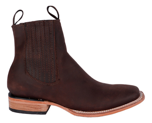 Botines Vaqueros Color Chocolate Fratello Para Hombre 0200