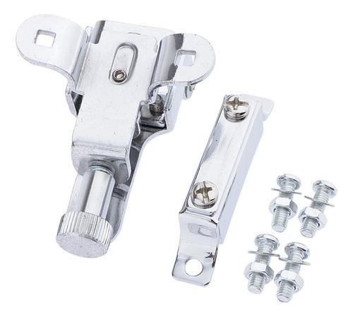 Colador De Metal Plateado Throw Off Butt End Set Para Snare