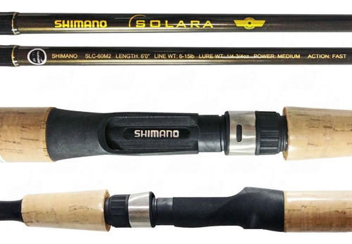 Caña Shimano Solara Version A Spinning 6 6 Pies Medium Heavy Color Café
