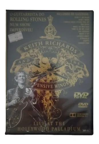 Dvd Keith Richards*/ Live At The Hollywood Palladium