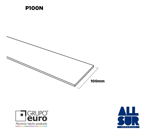 Zocalo Negro Mueble Cocina 100mm X 3 Mts Para Pegar P100n