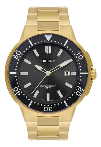 Relogio Orient Mgss1266 P1kx Dourado Preto | MercadoLivre