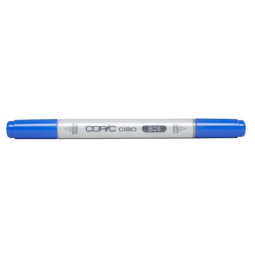 Copic Markers B28 Ciao With Replaceable Nib, Royal Blue