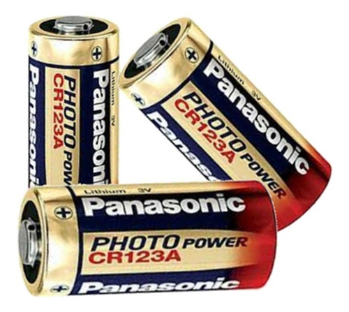 Kit 10 Baterias 3v Panasonic Lithium Cr123 Photo