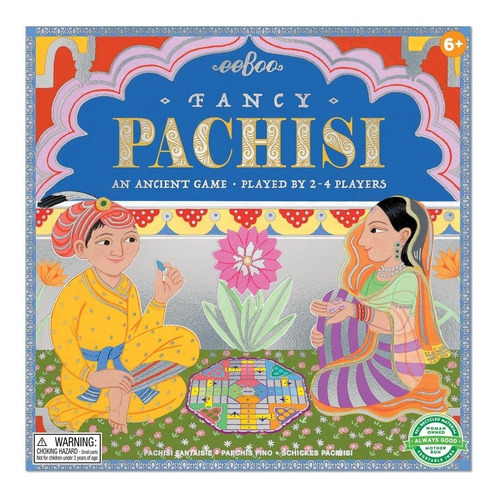 Juego Ludo Fancy Pachisi Eeboo Niños Didáctico Familiar 6+