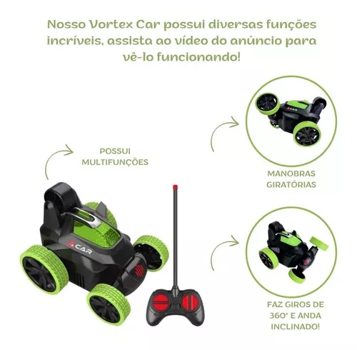 Carrinho de Controle Remoto Drift 360 Graus Manobras Radicais