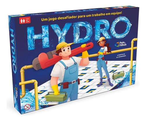 Jogo Hydro Tabuleiro Mesa Infantil Familia Brinquedo Desafio