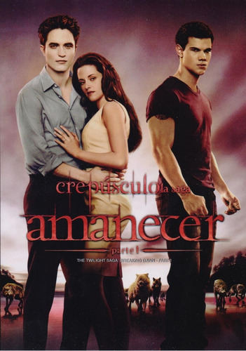 Amanecer Parte 1 Uno Saga Crepuesculo Pelicula Dvd