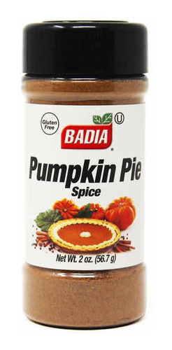 Especia Badia Pumpkin Pie 56,7 Grs Sin Tacc / Kosher
