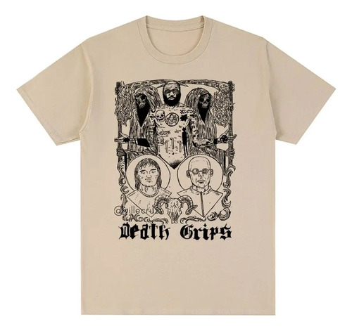 Camiseta De Manga Corta Con Estampado Gráfico Death Grips