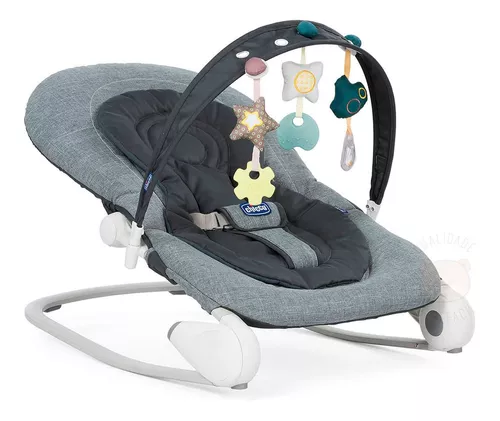 Espreguiçadeira Bebê Hoopla Dark Grey 0m+ Chicco Descanso