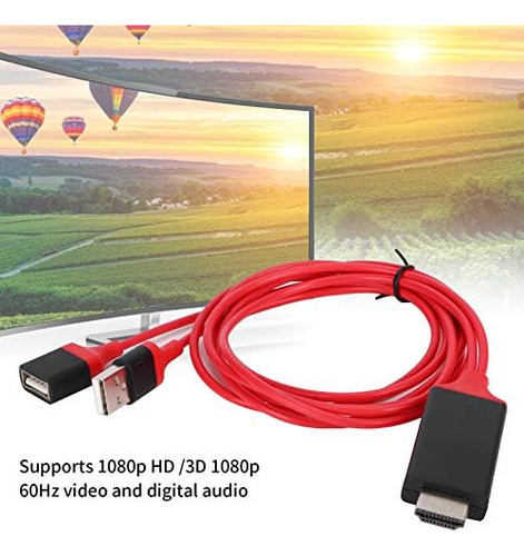 Cable Hdmi, Mobile Phone A Tv 1080p Universal Hdtv Hdtv Av