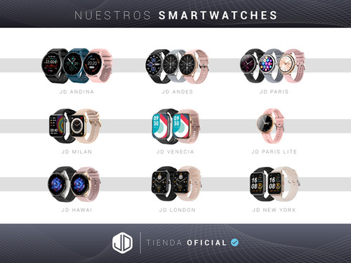 Smartwatch Reloj Inteligente Jd Baires Color Rosa 1.69 Spo2*