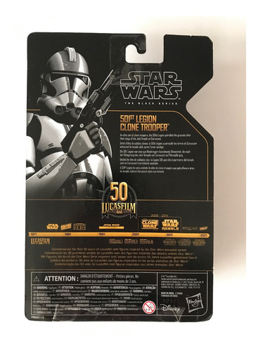 Clon Legion 501 Star Wars Black Series 501st Clone Trooper (Usado)