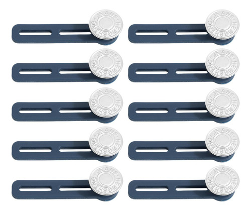 [ 3 X 10 Uds Extensor De Cintura Expansor De Letra De Plata