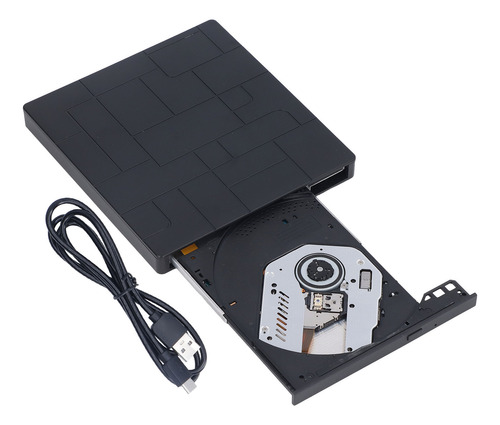 Unidad Externa De Cd Y Dvd Compatible Con Usb3.0, Usb2.0, Ti