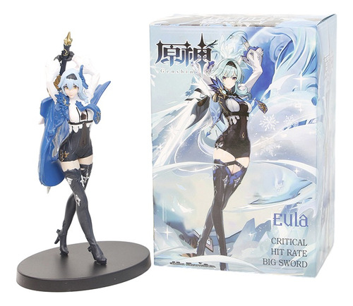 Figura Eula Genshin Impact Pvc Juego Rpg Battle 18cm