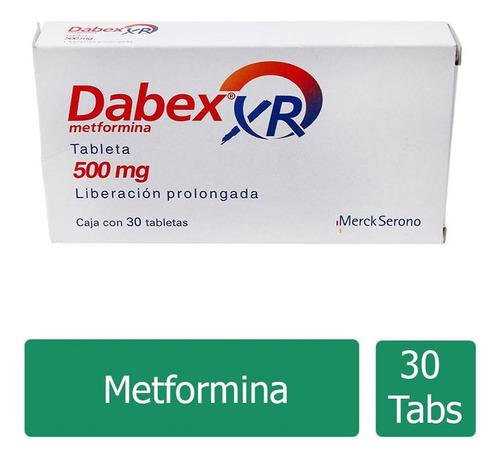 Dabex Xr 500 Mg Caja Con 30 Tabletas