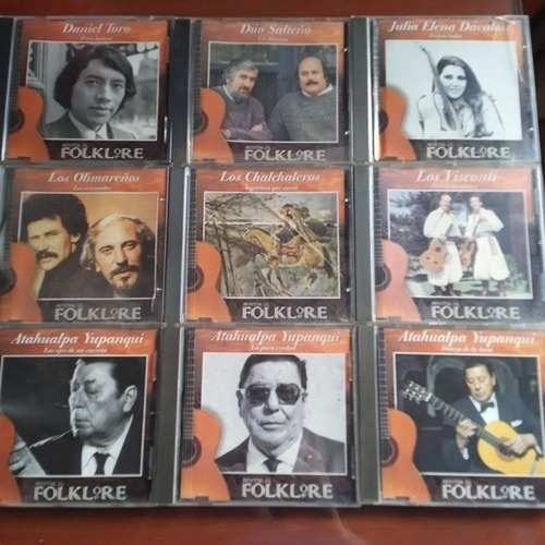 Folklore. Lote De 39 Cd. Artistas Varios.excelente Material (Usado)