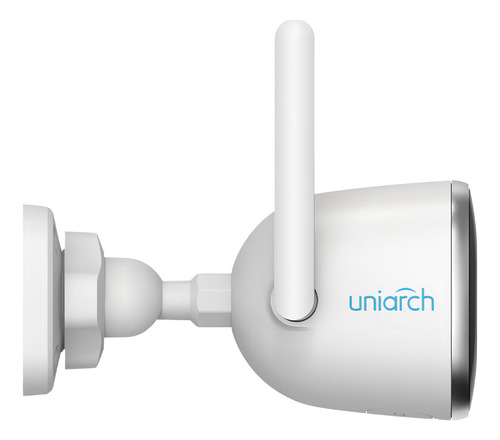 Cámara De Seguridad Uniarch Uho-B2R-M2F3 2mp Wifi B2r Apta Para Exterior Ip67 Color Blanco
