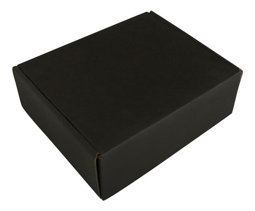 80 Mailbox 24x19.6x8 Cm Caja De Envíos Color Negro Gr-1