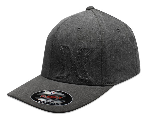 Gorra Hurley Flex Fit Del Mar Hats Gris