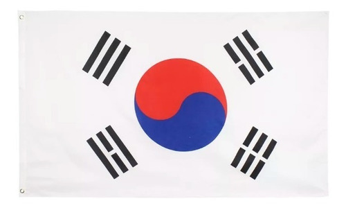 Bandera Corea Del Sur 90 X 150 Cm.