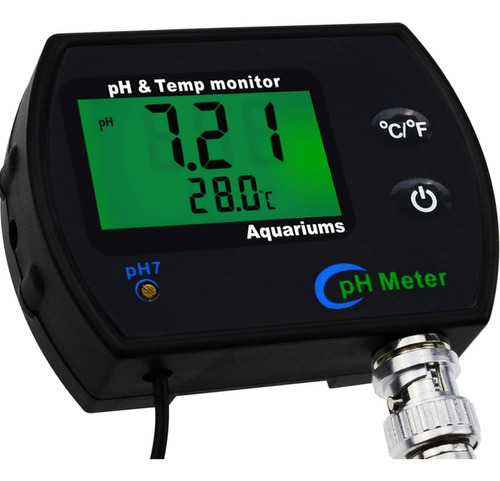 Medidor Combinad Ph Temperatura 2 En 1 Probador Calidad Agua