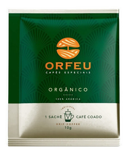 Imagem 2 de 4 de Café Em Sachê Orfeu Orgânico 10 Sachês Drip Coffee